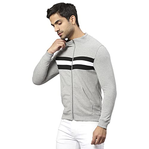 Image of HIGH Star Men's Fleece Colorblocked Hooded Sweatshirt