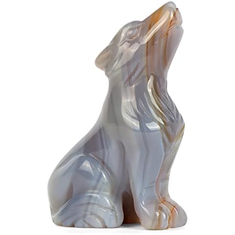 Hxswkk Crystal Wolf Statue Cover