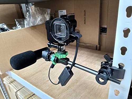 Image of 9.Solutions Python Clamp Mini, Unique Grip Head that Fastens onto Rods Ranging in Diameter from 1 /4 inch to 5 /8 inch, Max Load: 11lbs, 9.VB5079, Crab Clamp Rod Clamp