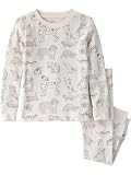 little planet by carter's Neutral 2-piece Pajamas made with Organic Cotton, Pet Print, 7