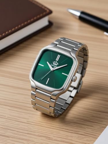 Image of LIMESTONE Classic Series Men Analog Watch - Stainless Steel Mesh Strap with Elegant Dial & Roman Numerals | Quartz Wristwatch for Casual & Formal Wear