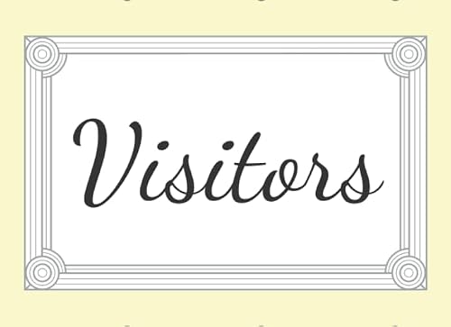 Visitors: Nursing Home Visitor Guest Book for Logging Name and Date, Yellow