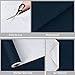 WESTICK Matte Blue Wallpaper Peel and Stick Modern Bedroom Navy Peel and Stick Wallpaper for Bathroom Living Room Accent Walls Dark Blue Contact Paper for Walls Cabinets Kitchen Countertop 15.8