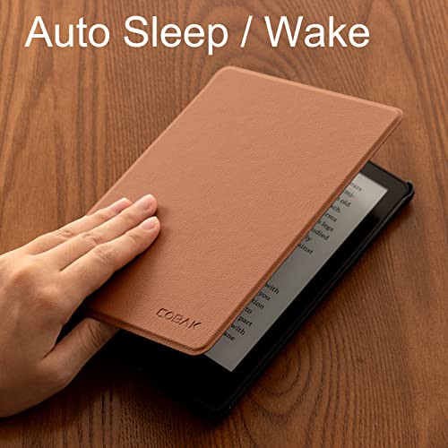 Image of CoBak Case for All New 6 Inch E-Reader 2024 and 2022 (11 Generation) - PU Leather Smart Cover, Auto Sleep and Wake, not Compatible with Kobo Clara
