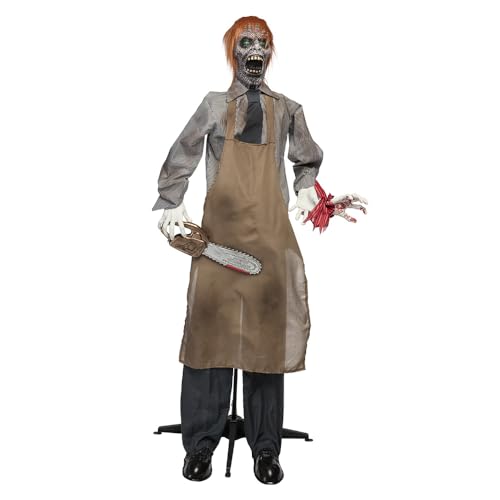 Boland- Halloween Decoración Colgante Motosierra Charlie, Multicolor, 165 cm (73122)