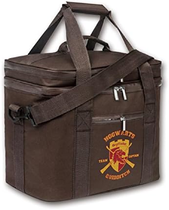 Kaylin Harry Potter Gryffindor Quidditch Team Large Capacity Car Soft Cooler Tote Insulated Lunch Bag Outdoor Heavy-duty Picnic Bag(Brown)