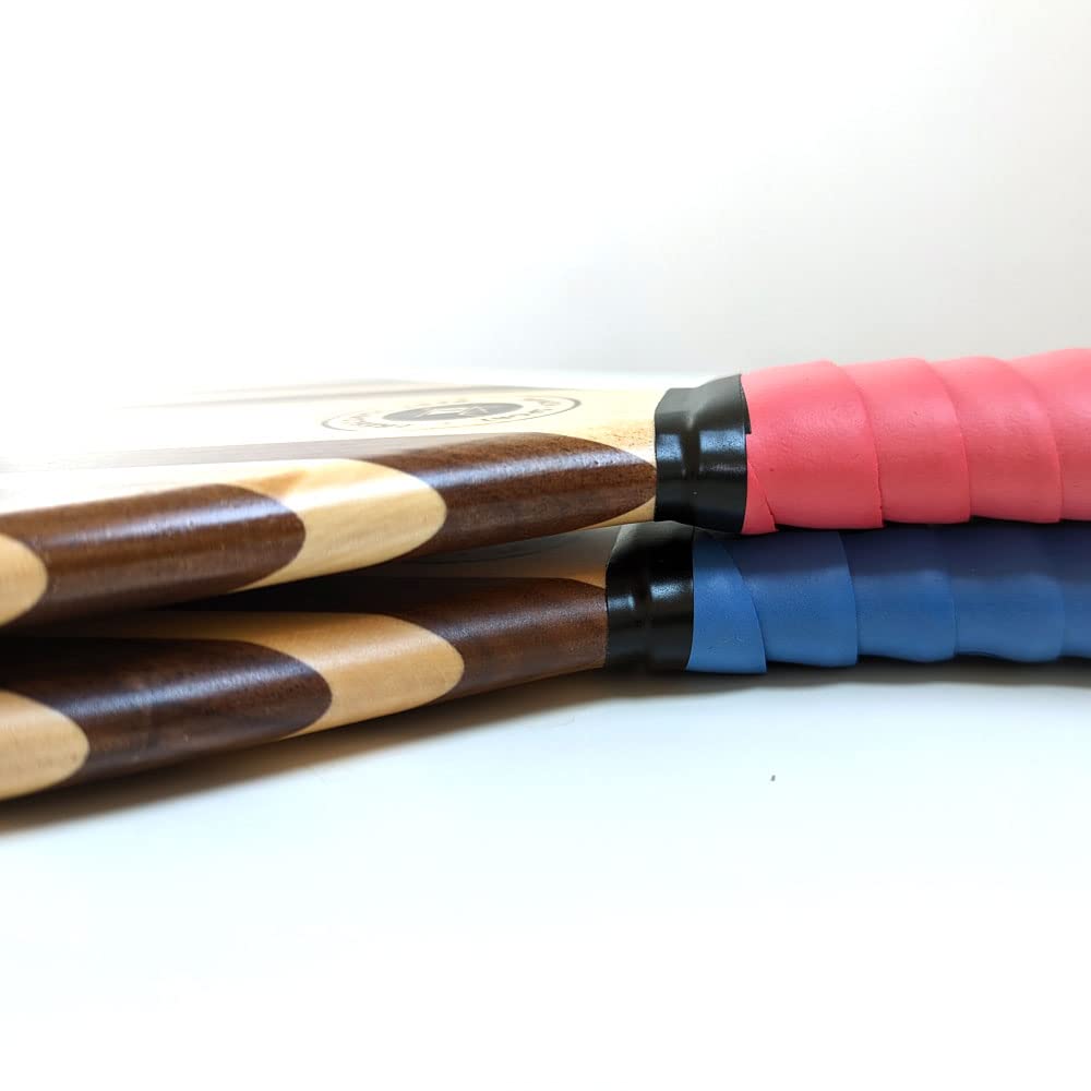 Raquettes de Plage Premium Soft Blue & Red Pastel