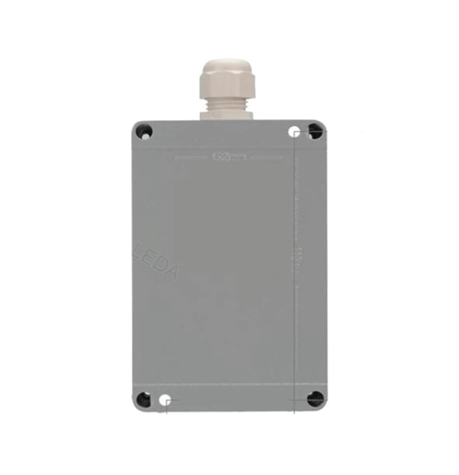 Caja de control con interruptor de botón pulsador Caja metálica impermeable for proyectos electrónicos, IP65, caja for proyectos eléctricos(6 hole heighten)