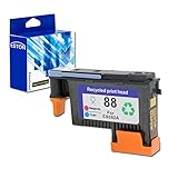 ESTON 1 PACK 88 Printhead Replacement for 88 Print Head C9382A For Officejet Pro K5400 K5400dtn K5400dn K5400tn (Magenta/Cyan)