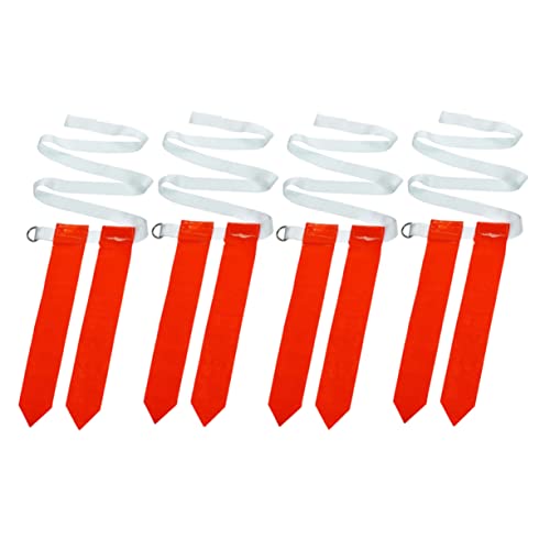 LIOOBO Adjustable Flag Football Belt 4 Pieces American Football Waist Flags Rugby Training Webbing