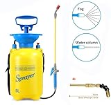 ▶ pulverizador de presión de la bomba de acción de 3 litros perfecta capacidad de uso diario, colores vibrantes y fácil de usar, sólo simple funcionar la bomba manual ..