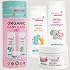 Organic Baby Essentials Bath Care Set - Certified Organic Baby Shampoo, Lotion & Nappy Cream - Dermatologist Tested, Newborn Safe, Gentle & Nourishing