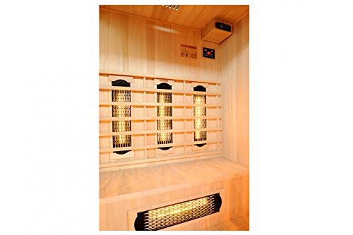 Levi-3-Fullspektrum-3-Personen-Sauna-Infrarotkabine-Infrarotsauna-2400-WattInfrarot-Waermekabine-und-viele-Extras-Strahler-IR-A-IR-B-und-IR-C-FULL-SPEKTRUM