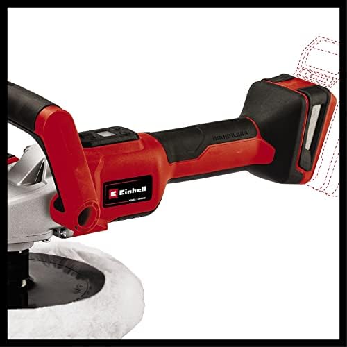 Einhell Power X-Change Cordless Car Polisher And Buffer - 18V, 3-In-1 Machine Polisher Buffer And Sander For Garage And Home Use - CE-CP 18/180 Li E Solo Polishing Machine (Battery Not Included)