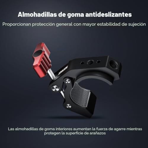 Soporte de Abrazadera NEEWER ST81 para Grabar Vlogs y Vídeos en Estudios Creativos 5