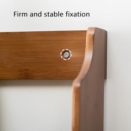 Wall Mounted Wine Rack - Rustic Wooden Liquor Shelf with Wave-Shaped Design, Easy Installation for Home Dining & Living Room Decor - Perfect for Wine Lovers