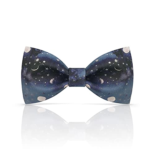 Lanzonia Fashion Series - Funny Starry Night Bow Tie for Kids Novelty Designer Patterned Bowtie for Boys