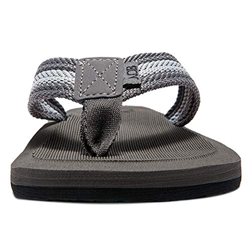 Needbo Ndb Men's Flip-Flops Classical Thongs Sandals Comfortable Slippers For Beach (11 M Us, Grey) #TOP2