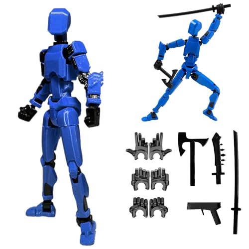 Image of Dumwick Titan 13 Action Figure,3D Printed Lucky Robot 13 Action Figures Set