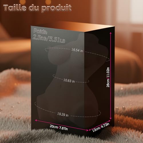 Masturbeuse homme TPE grande taille texturée sensation réaliste premium - 2