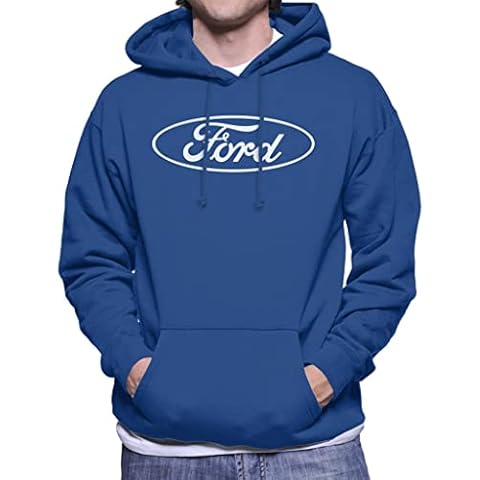 All+Every Ford Classic White Logo Men's Hooded Sweatshirt Cover