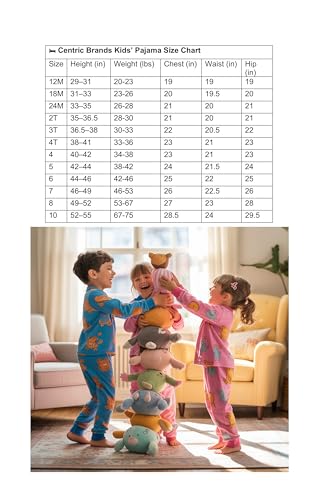 Centric Brands Bluey & Bingo Girls’ 2pc Pajama Set – Button-Down Collared Top & Shorts – Soft Poly/Spandex – Sizes 2T–4T2
