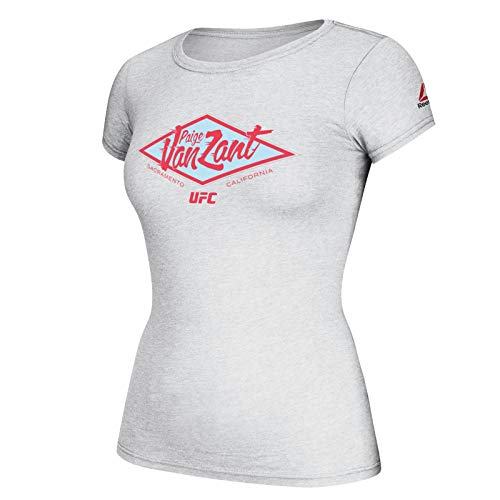 Camiseta gris UFC mujer para look casual deportivo diario talla S