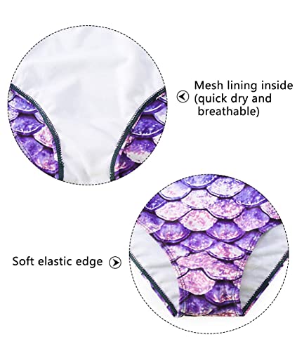 6 Years Old Girls One-Piece Swimsuit Summer Quick Dry Halter Mermaid Bathing Suits Breathable Mesh Bikini Swimwear 5-6 Years #TOP5