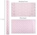 Burymento Pink Love Wrapping Paper, Reversible Pink Heart Gift Wrap for Birthday, Valentines, Mothers day, Graduation, Wedding, Fathers day, Baby Shower, Christmas (17in x 32.8ft)