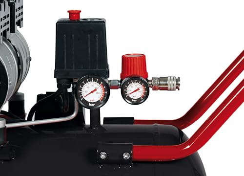 Einhell TE-AC 50 Silent Compressor Air (Whispering Compressor, 1500 W, Max. 8 Bar, Oil/Service Free Motor, 50 L Tank, Drain Screw, Safety Valve)