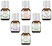 Essential Oil Variety Set Kit - 6 Pack - 100% Pure Therapeutic Grade 5 ml. Set includes- (Peppermint, Lavender, Sweet Orange, Lemongrass, Eucalyptus & Tea Tree)