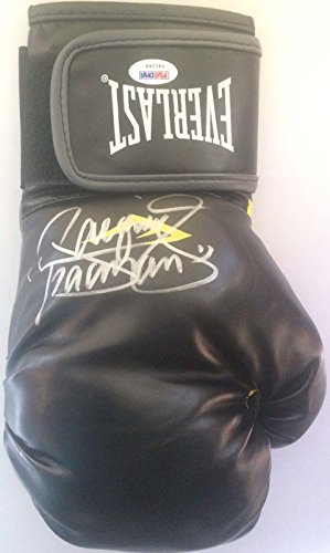 Manny Pacman Pacquiao Signed Black Everlast Boxing Glove COA Autographed - PSA/DNA Certified - Autographed Boxing Gloves