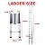 Telesladders,6.2M Portable Multi Purposeladder Extendable Stepladder for Home Household Outdoor Activities En131 Standard