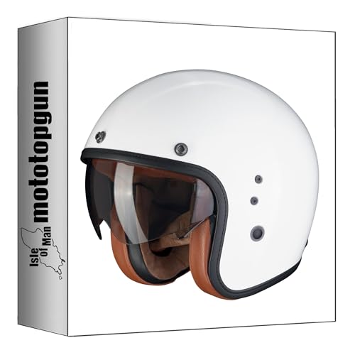 Casque Scorpion Belfast Evo Luxe blanc M : finis la chaleur et le manque de place