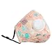 Produktbild WEXCV Kinder Face Cover Baumwolle Mund-und-Nasenschutz Atmungsaktiv Washable and Reusable Sonnenschutz Outdoor Essentials für Schule (Khaki)