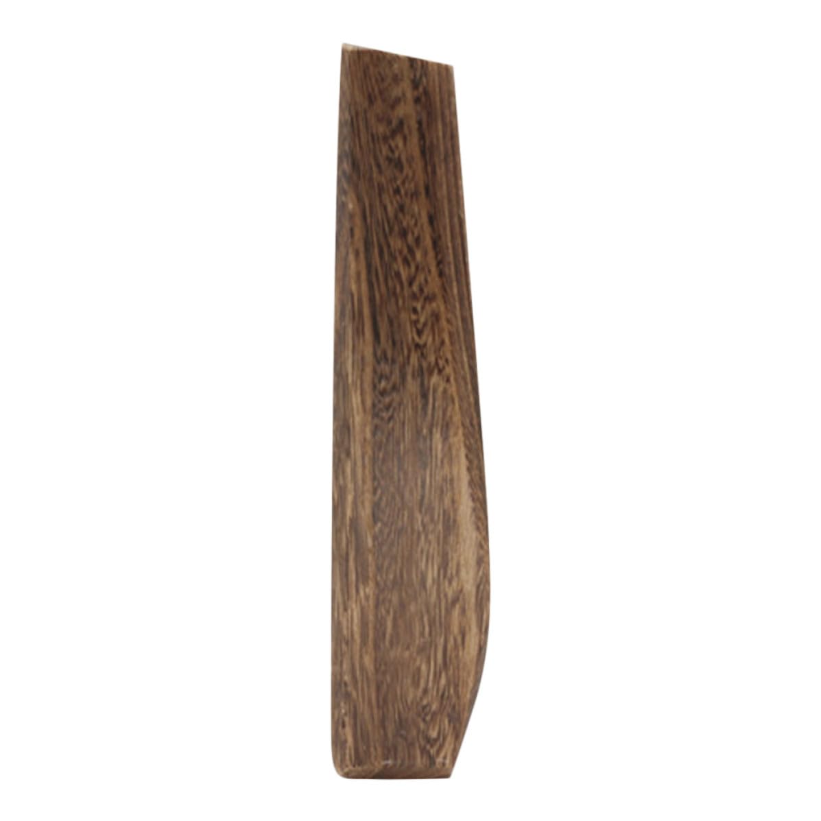 Vase en bois bien conçu de style ferme simple et élégant pour fleurs séchées