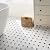 SOMERTILE Betera Jet Blanco 13-1/8"" x 13-1/8"" Ceramic Floor and Wall Tile (9 tiles/11.18 sqft.)", Black/White (FEM13BTB)