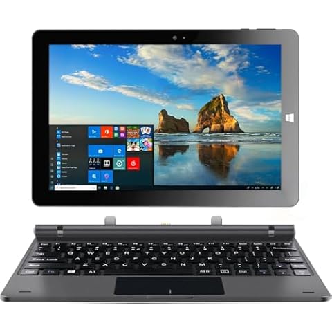 AWOW 10.1" Touch Screen Windows 10 Tablet PC with X5-Z8350 Quad-Core 1.44Ghz/IPS HD 1280 X 800/4GB/64GB Cover