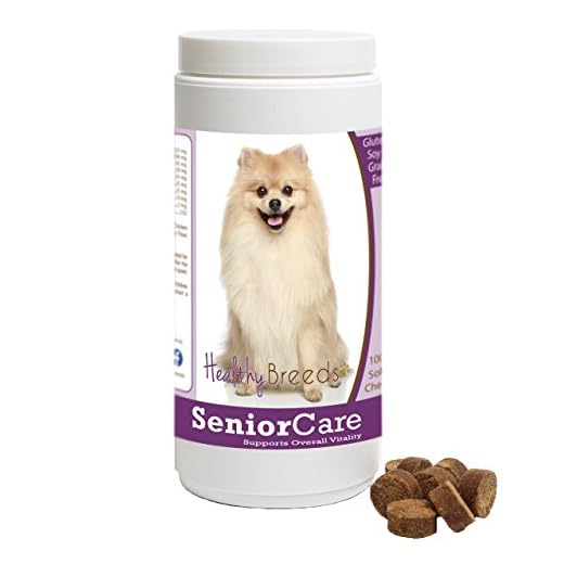 Healthy Breeds Pomeranian Senior Dog Care Soft Chews 100 Count