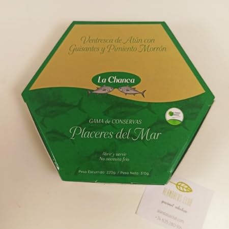 Ventresca de atún con guisantes y pimiento morrón 280 gr La Chanca