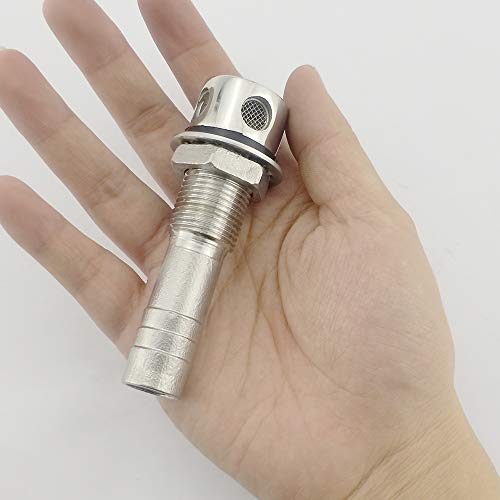 Nrc&Xrc Marine Grade 316 Stainless Steel Fuel Gas Tank Vent Cowl Vent With Mounting Gasket Hardware Fitting For Marine Boat Yacht #TOP4