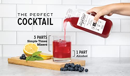 Simple Times Mixers: Real Ingredient Cocktail Mixers│Classics 4-Pack (4X 8Oz)│Just Add Alcohol #TOP6