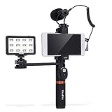 Viewflex Phone Video Kit VF-H6 Smartphone Video Grip with Camera Microphone And...