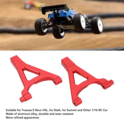 Braço de suspensão superior frontal de liga de alumínio, braço de suspensão superior frontal RC alta