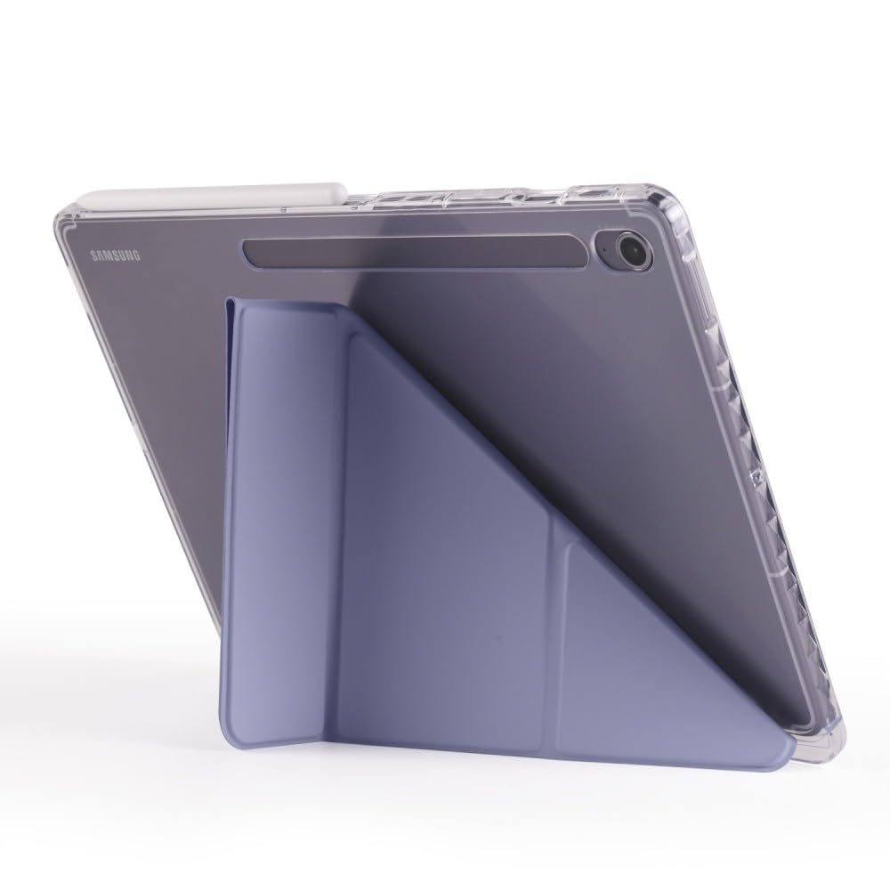 Protection silicone Galaxy Tab S9 lavande robuste avec support - 8