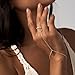 Hand Chain Finger Ring Bracelet 14k Gold Non-Tarnish Bracelet for Women 6