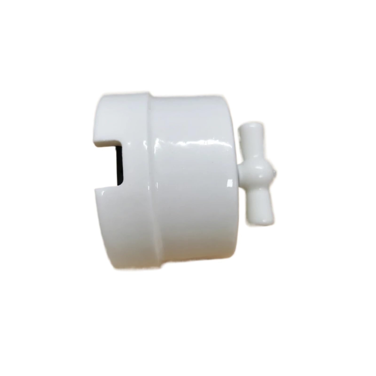Interruptor giratorio de cerámica for lámpara de pared, perilla de luz, 10 A, 250 V, for decoración del hogar(Black)