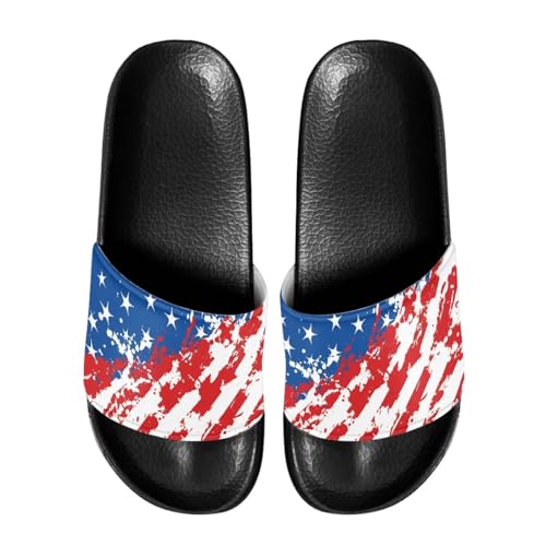 Image of Footwear for Mens Open Toe Athletic Sandals Anti-Slip Sole Slide Sandals Pillow House Flat Shoes Comfortable Slip On Slippers for Indoor & Outdoor