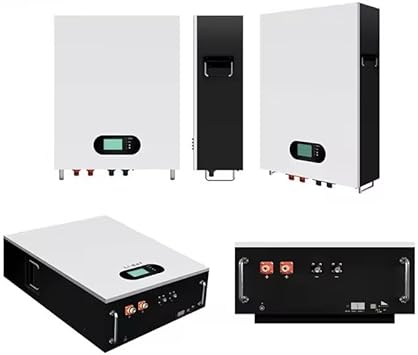Power Solar Wall Battery 100ah 200ah Black Acrylic Sheet Touchable Screen 48v Lithium Ion Battery
