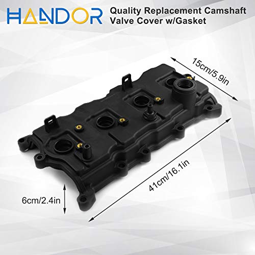 Handor Engine Valve Cover Gasket Set Compatible with Nissan Altima Sentra SE-R 2.5L 2007-2013 Replacement# 13264JA00A 13270JA00A